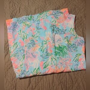 LILLY PULITZER Maurina Linen Shift Dress Size 4